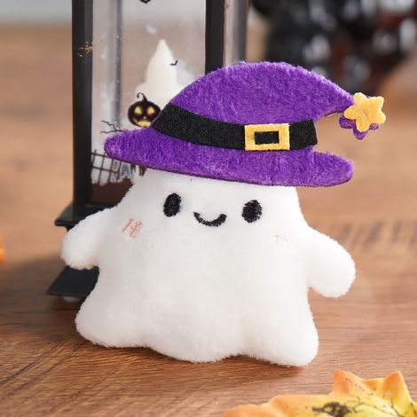 Halloween ghost pumpkin funny ornaments keychains plush toys bag decorations