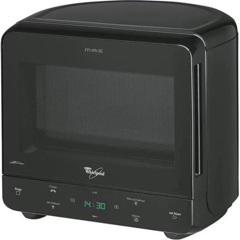 Microondas individual de 13 l y 750 W, color negro - MAX34NB - Whirlpool - (1/5)