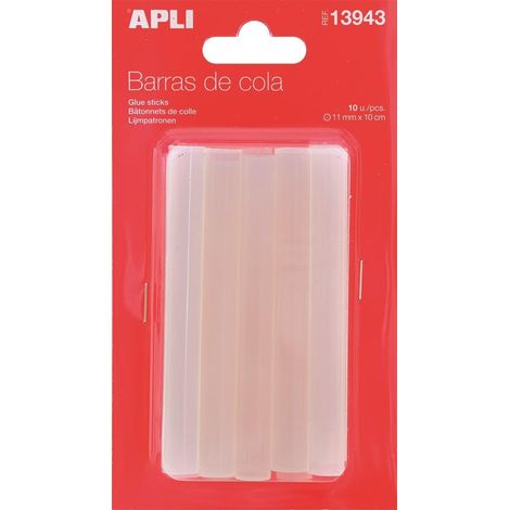 Recharge pour pistolet à colle - 10 bâtons de colle Ø11mm x 10 cm. (1/5)