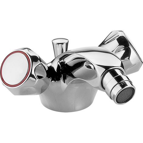 Rubinetto monoforo bidet scudetto cromato (1/3)