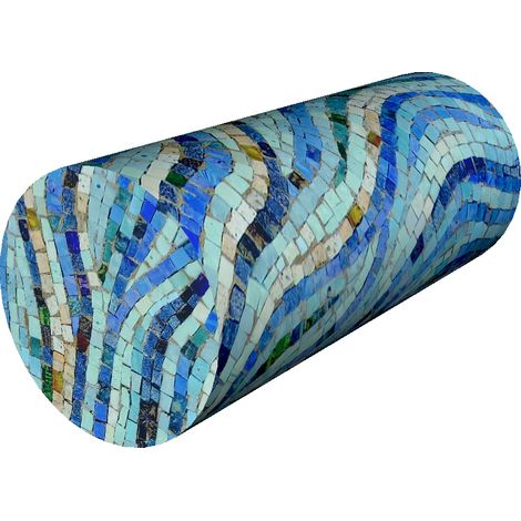 Coussin à roulettes - Mosaïque Ø25x60 cm (1/5)