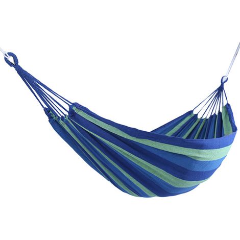 Hamaca colgante portátil de lona para jardín, uso interior/exterior, cama de camping, columpio de jardín para patio o para viajes.