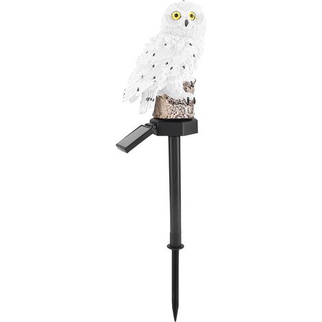 Lampe de jardin solaire étanche pour l'éclairage extérieur de la maison et du jardin, blanche (1/4)