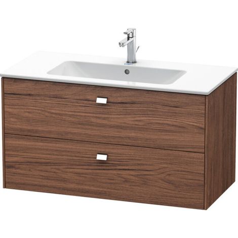 Support de meuble pour lavabo BRIOSO, poignées chromées, 553x1020x479 mm, NB du (1/2)