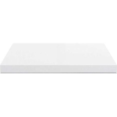Top cucina colore bianco bordo poliuretano 90x60x4H