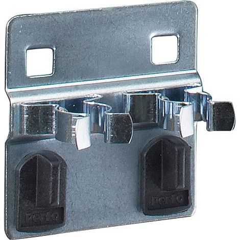 bott Doppelte Werkzeugklemme B60xT60xD2x16 mm für Lochplatten für Lochplatten 5 Stk (1/4)