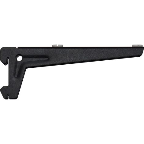 TrendLine Winkelträger 1-reihig/2-reihig schwarz 18 x 5 cm 2 Stück