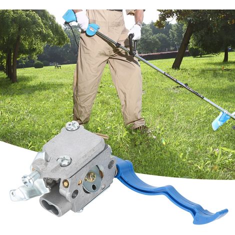 Carburador metálico de repuesto compatible con Zama C1Q-W37 para cortacésped Poulan y soplador Husqvarna 125B 125BX 125BVX, material duradero, nuevo. (1/5)