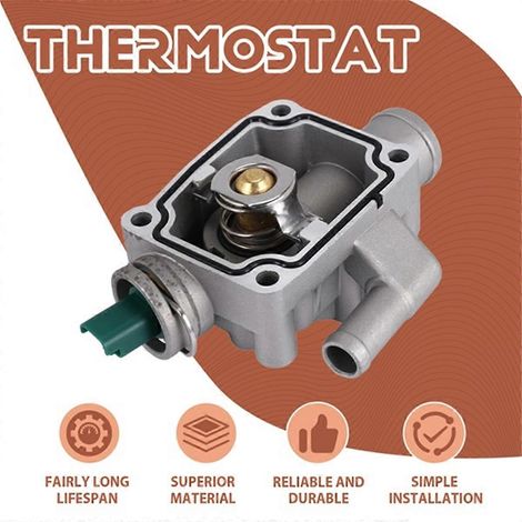 Motorkühlmittelthermostat (Thermostatbaugruppe) wie abgebildet (1/5)