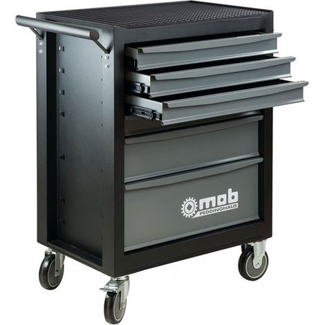 Mob Outillage – Servante d'atelier 9523133601 roulante 6 tiroirs – Capacité de charge 850 kg – 133 pièces d'outillage incluses – Dimensions optimisées - 133pcs (1/4)