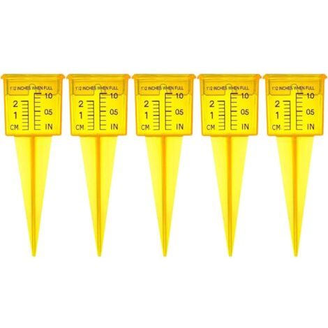 Pluviomètre 1 5" Capacité 1 5 Capacité Pluviomètre pour Jardin Extérieur Jardin Maison Précipitations Guage (1/4)