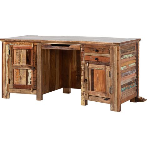 scrivania in legno di Legno riciclato 170x70x80 multicolore laccato NATURE OF SPIRIT 61