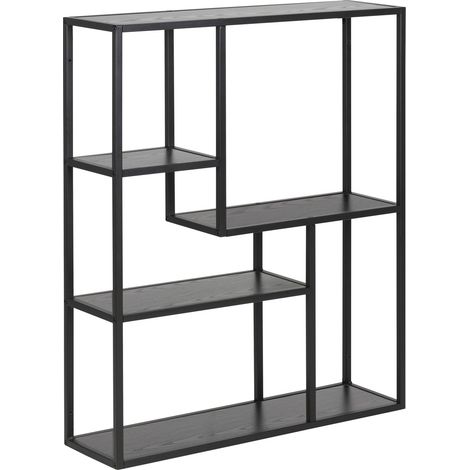 Etagère murale 3 niveaux asymétriques design industriel SIREINE (1/4)