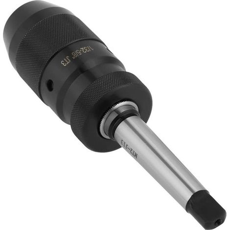 Mandrin auto-serrant 1-16 mm, mandrin auto-serrant pour tour sans clé perceuse mandrin et arbre auto-freinage avec mandrin conique MT3-B18 MT2-JT3 (MT2-JT3),A (1/5)