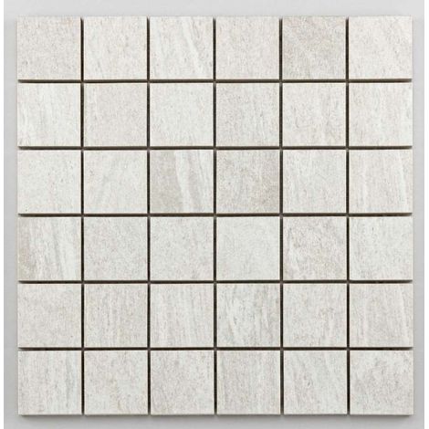 Mosaïque céramique Stone - 29.8x29.8cm - Quarzite white