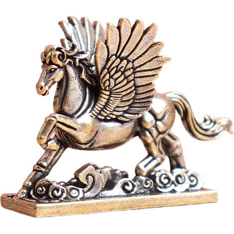 1 Figurine Cheval,Laiton Massif,Style Feng Shui,Décoration Bureau,Cadeau (1/5)