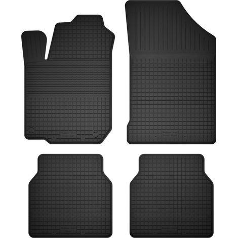 Gummifußmatten für Automatten, 4er-Set, universell passend für: Volkswagen Vento Limousine (1991-1997)