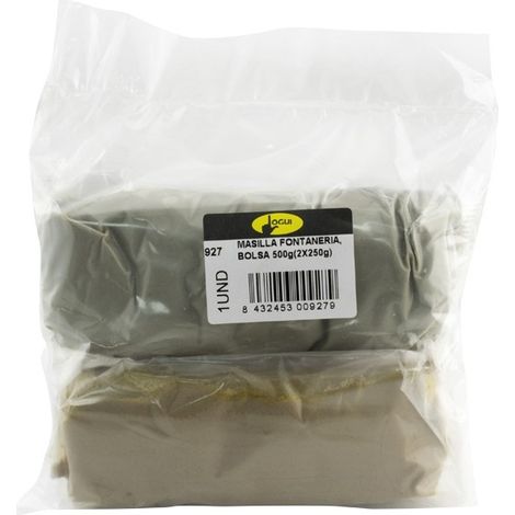 Masilla De Fontanería UNECOL 500g (2 x 250g) Resistente Al Agua Y Presión Blanco