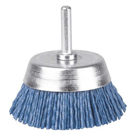 Spazzola conica in nylon blu 50 4500