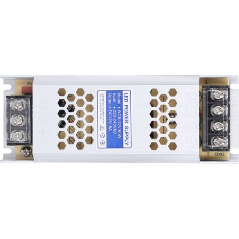 LED-Netzteil Schaltregler Adapter Ultradünner langer Streifen Transformator Leuchtkasten Werbung (WCB-12V-60W) (1/5)