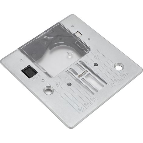 Plaque à aiguille pour machine à coudre Minerva MC250C 90C en acier au carbone Q235 avec couvercle transparent en plastique (1/5)