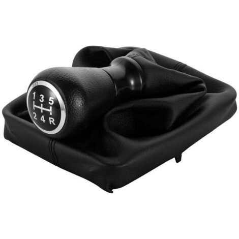 Pommeau de Levier de Vitesse avec Soufflet Compatible pour Peugeot 206 207 406 (1/5)