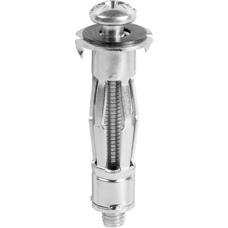 TIMCO Metal Cavity Anchors Silver - M6 x 65 (70mm Screw)