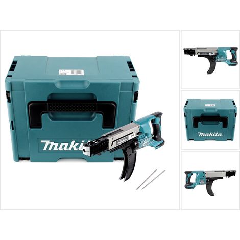Makita DFR 750 ZJ Avvitatore a batteria con alimentatore automatico 18V 45-75mm + Valigetta Makpac - senza batterie, senza caricabatterie (1/5)