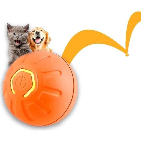 Balle rebondissante générique pour chiens - Jouet interactif amusant, rechargeable par USB, conception durable, résistante à l'eau (1/4)