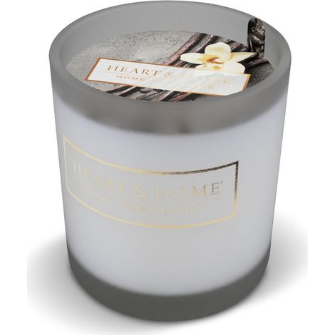 Petite bougie à la cire de soja vanille noire (1/2)