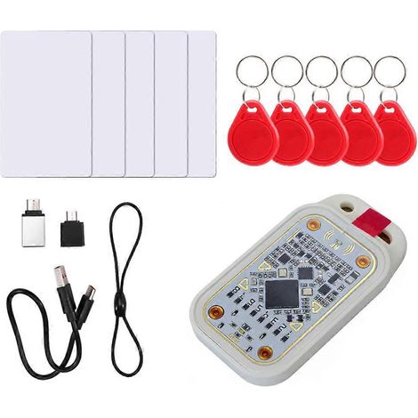 Verbesserter Chameleon Smartcard-Emulator V3.0: NFC-RFID-Lesegerät/Schreibgerät/Kopierer mit Unterstützung für 125-kHz- und 13,56-MHz-ID-Chips (1/5)