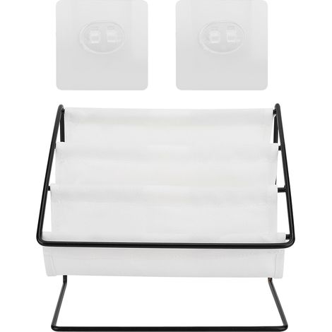 Porte-lunettes multifonctionnel, organisateur de bureau (blanc) (1/5)