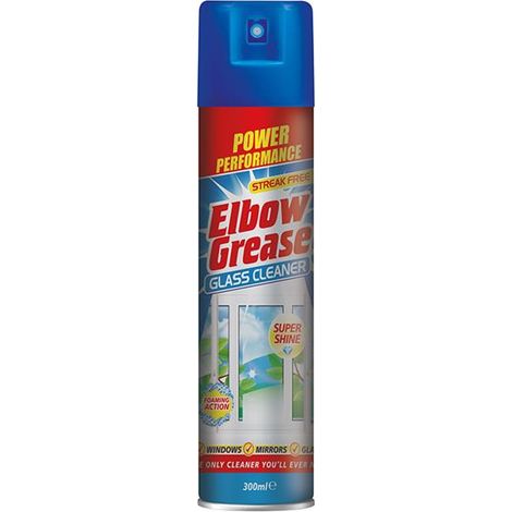 Elbow EG274 Glass Cleaner Aerosol 300ml EG274 ELB1894