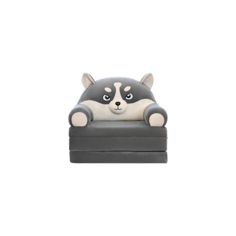 Bardusch-Canapé-lit pliable 2 en 1 en peluche, motifs dessins animés, pour enfants, sans rembourrage intérieur (1/4)