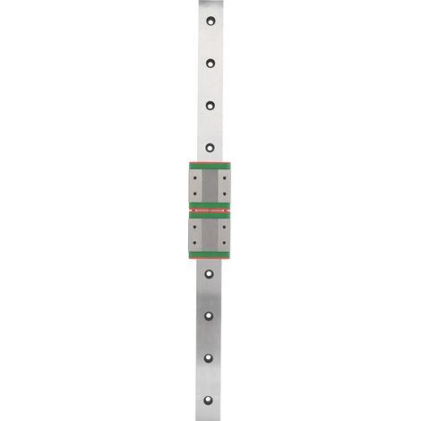 Rail linéaire Mini bloc coulissant double élargi, Guide de Machine-outil en acier inoxydable MGW12C-400-2R (1/5)