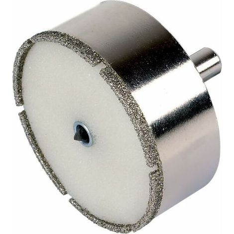Trépan Diamant "Ceramic" Ø 25 mm, Queue Ø 10 mm avec Foret de Centrage , - Lefou (1/5)