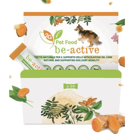 BE-ACTIVE snack in barretta per cani funzionale per muscoli e articolazioni 30 pezzi