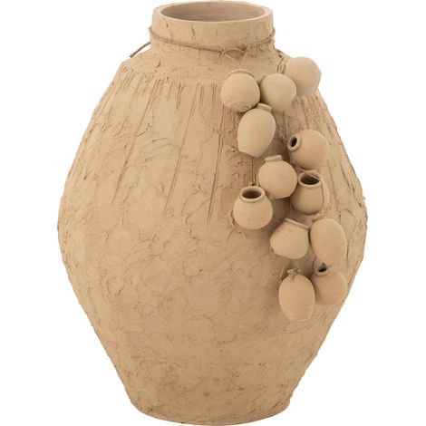 Pot Déco en Argile "Pendentif de Pots" 60cm Naturel (1/3)