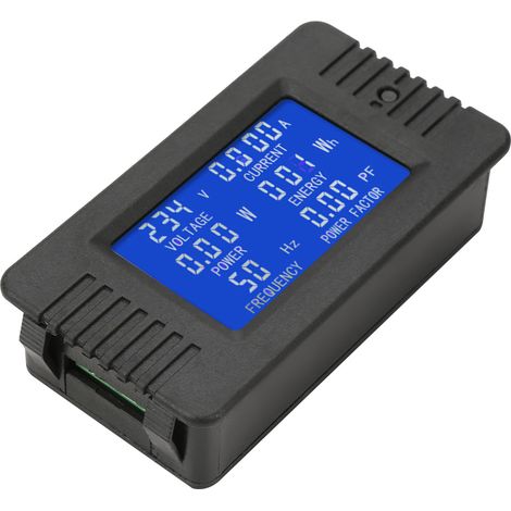 Compteur numérique multifonctionnel PEACEFAIR PZEM-018 AC : mesure du courant, de l'énergie, de la tension et des paramètres environnementaux (5 A). (1/5)