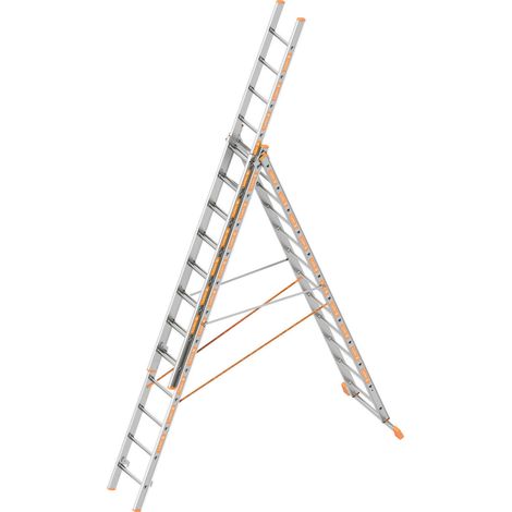 Layher Topic 1040 Allzweckleiter 3x12 Sprossen (1/5)