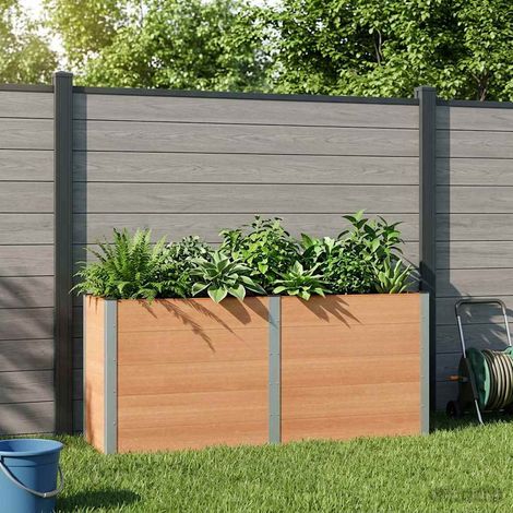 Teenpull – Hochbeet Braun 200 x 50 x 91 cm (1/5)