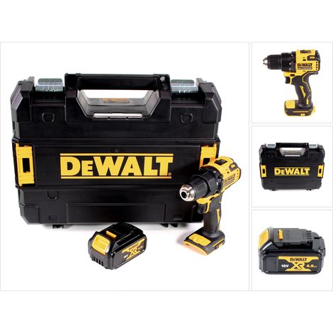 Taladro atornillador a batería DeWalt DCD 708 NT 18 V Li-Ion Brushless en caja TSTAK + 1 x 4.0 Ah batería - sin cargador
