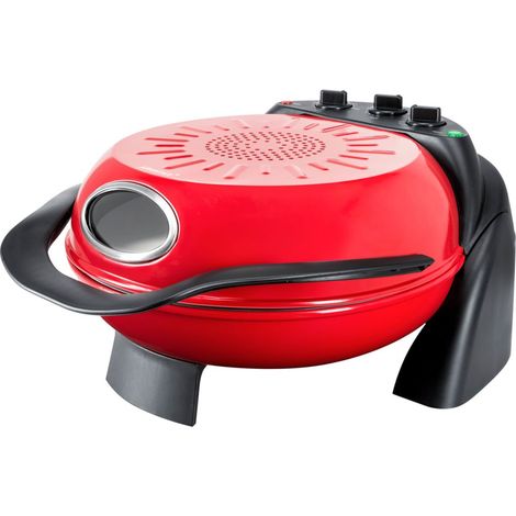 Steba Pizzaofen rot 1000 W 29 cm Stein (1/4)