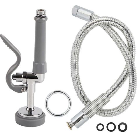 Nettoyeur haute pression pour cuisine pro, pomme de douchette avec flexible, kit accessoires de rinçage restaurant, buse pulvérisateur robuste (1/5)