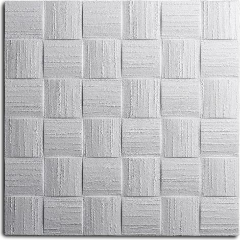Decosa Deckenplatte Dublin, 50 cm x 50 cm Kreative Wandgestaltung (1/5)