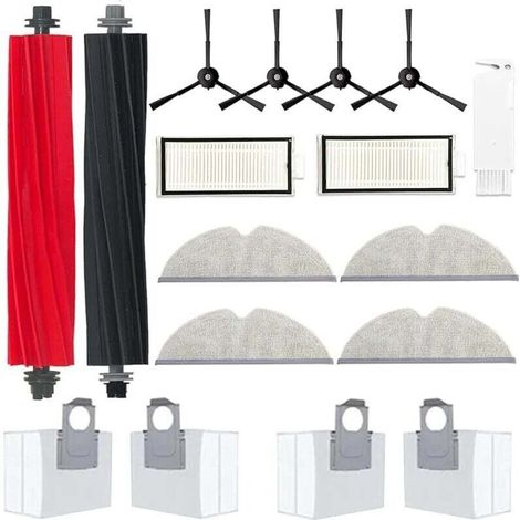 Spare parts for Roborock Q5 Pro and Q8 Max and (Plus) robot vacuum cleaners (1 main brush, 4 side brushes, 3 filters (1/4)