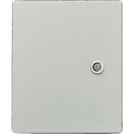 Caja de conexiones eléctricas, impermeable, de construcción duradera, color gris. (1/2)