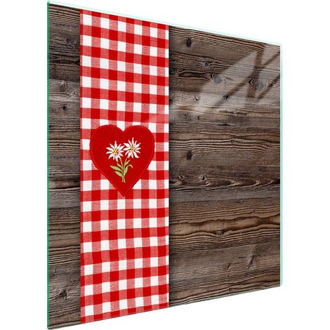 Plaque de protection en verre pour poêle à bois 50x52 (1/5)