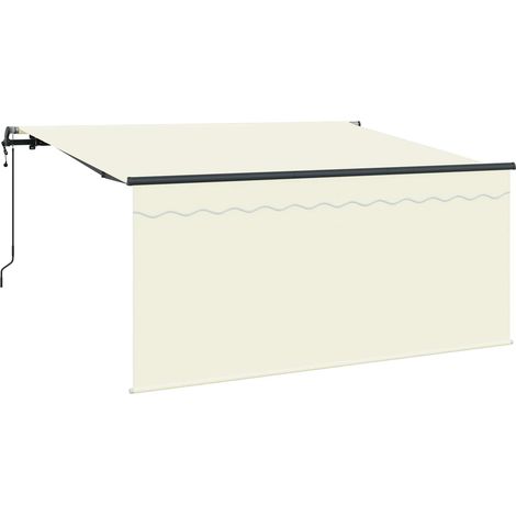 Maison Exclusive - Tenda Retrattile Crema 300 x 200 cm Tessuto
