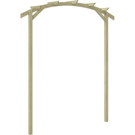 Pergola de jardin 180 x 210 x 40 cm en pin imprégné (1/5)